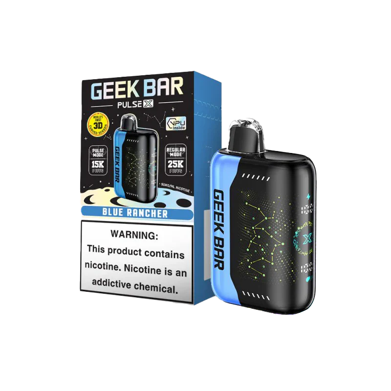 Geek Bar plusX blue rancher